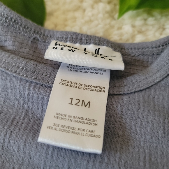 Nicole Miller Baby Girl Floral Dress/Onesie (9-12 Months) - Picture 9 of 9